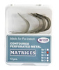 Contoured perforated metal matrices for Ivory (12 pcs box) no. 2 - TOR VM