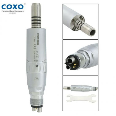 Mikrosilnik pneumatyczny z chłodzeniem i światłem COXO CX235 M-3C4
