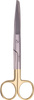 Sharp-blunt scissors with TC, straight - 14.5 cm