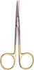 Iris scissors with TC, curved - 11.5 cm