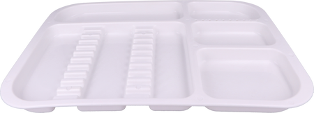 Tacka stomatologiczna 34x24,5x2 cm (plastikowa, autoklawowalna) - biała