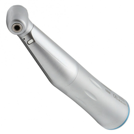 Coxo contra angle handpiece 1:1 with cooling and LED - CX235 C-1C, push button type