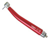 Coxo high-speed air turbine handpiece CX207-C H14-1TP4 (torque, spray, push-button) - RED