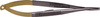 Castroviejo needle holder with TC, straight - 14 cm