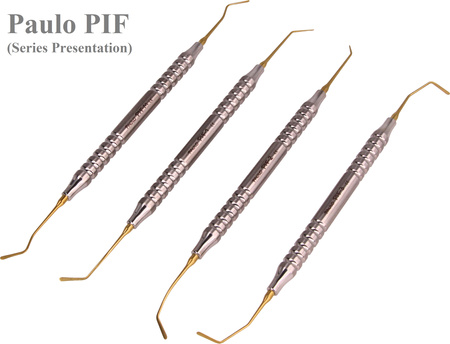 Filling instrument Paulo PIF-1 TiN hollow curved handle