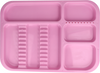 Plastic dental tray 34x24,5x2 cm (autoclavable) - pink