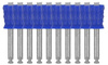 Dual-use cup prophy polisher and brush hard, blue (10 pcs.)