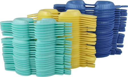 Disposable dual, interlocking flouride foram trays (50 pcs/box), size S